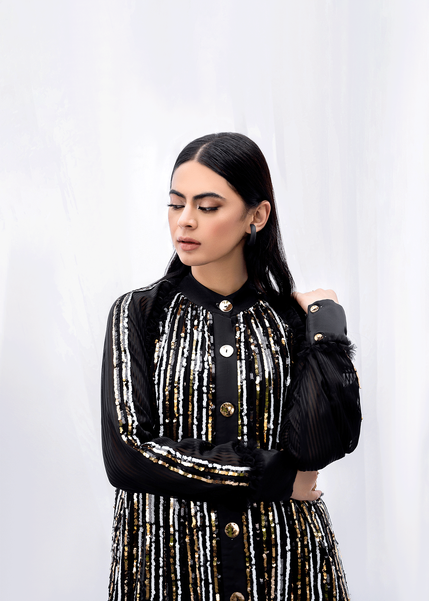 Black Embroidered Outfit