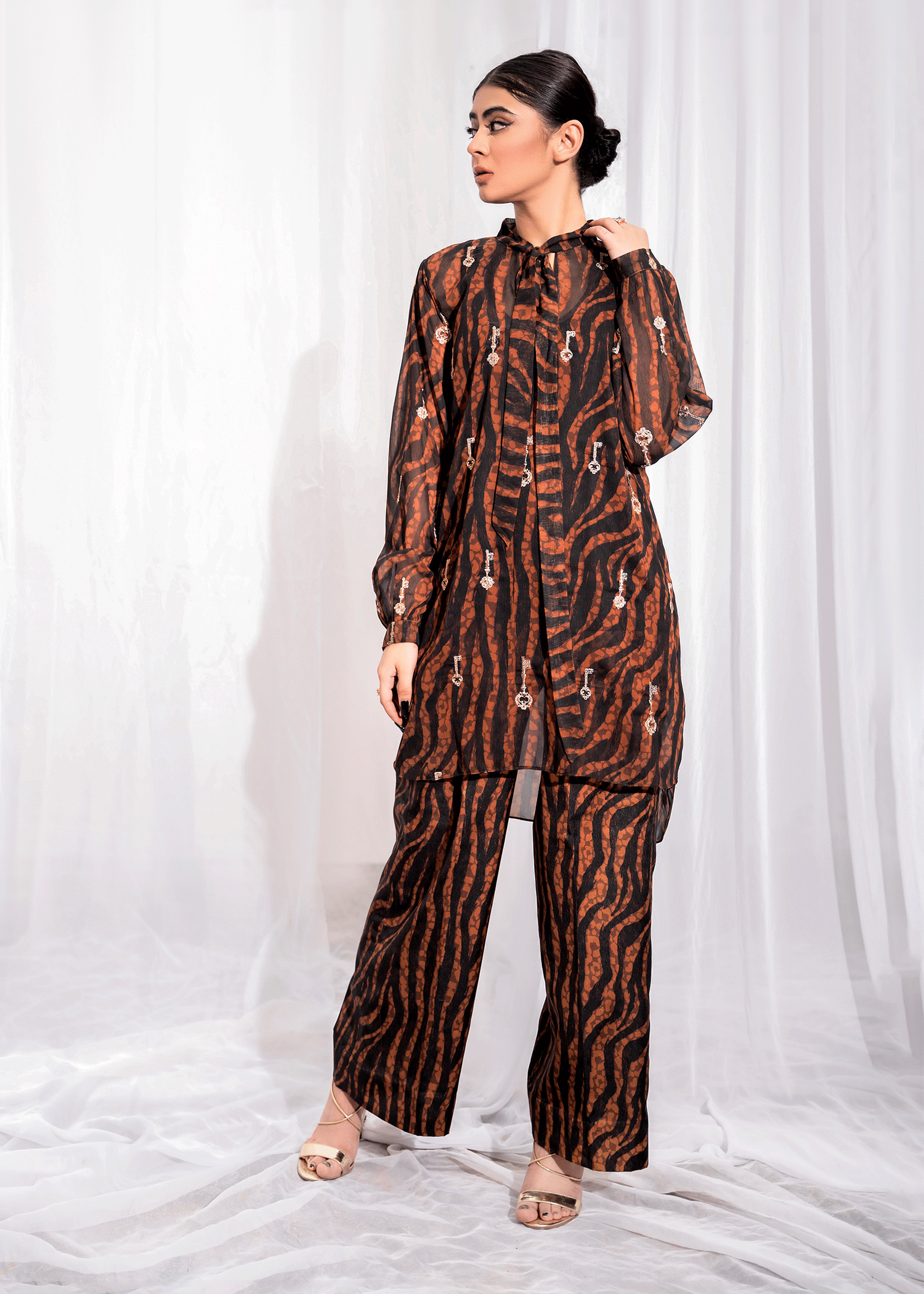 Zebra Pattern Co-ord Set