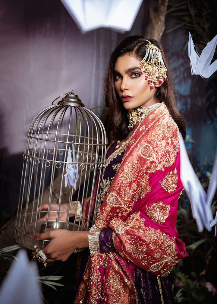 Model wearing Embellished Lehenga Choli with Dupatta - 6